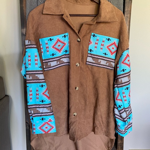 SHEIN Sweaters - Western Shacket